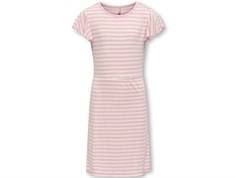 Kids ONLY dress roseate spoonbill with stripes  